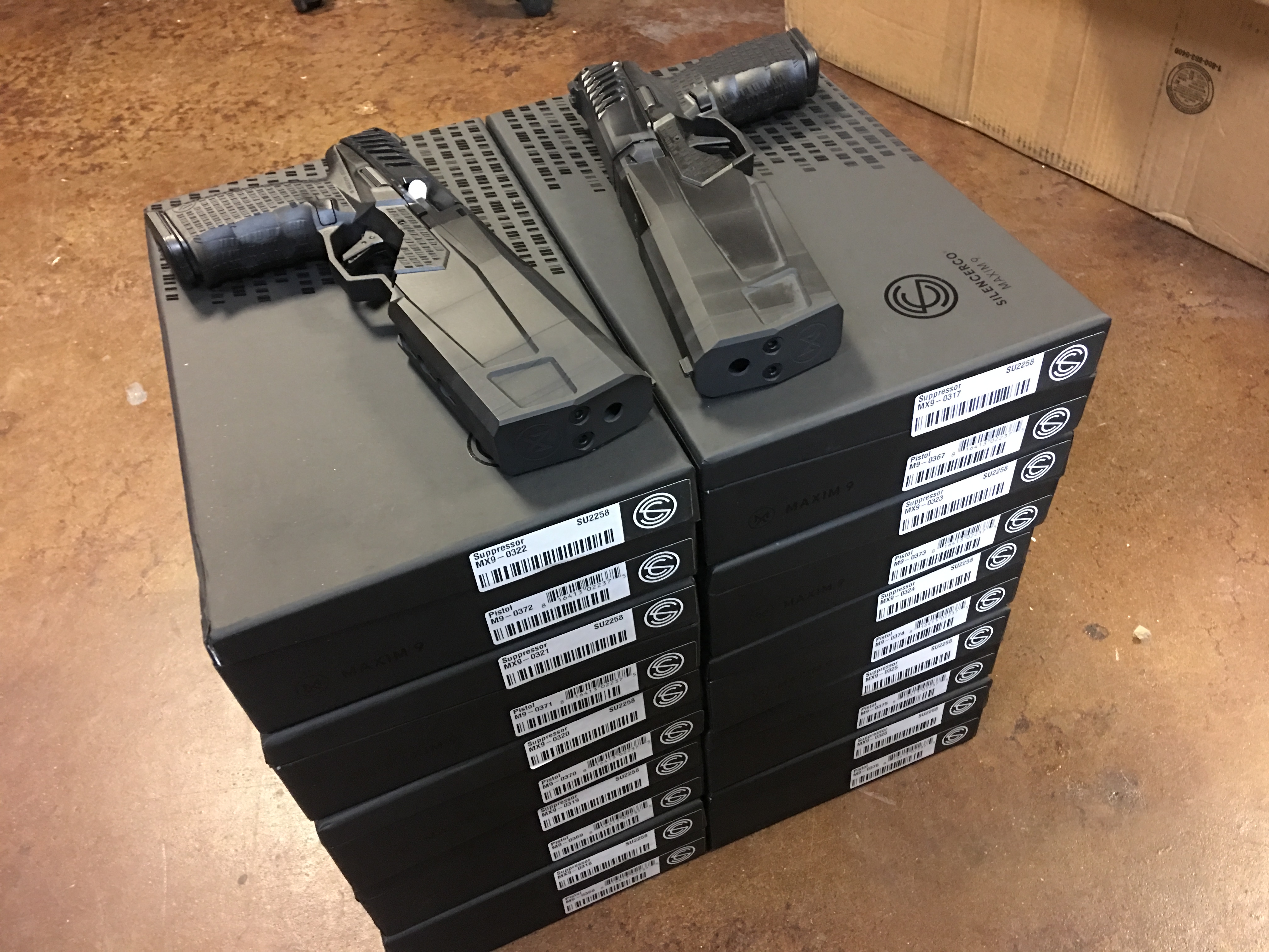 SilencerCo Maxim 9 Integrally Suppressed 9mm Pistol silencer product image