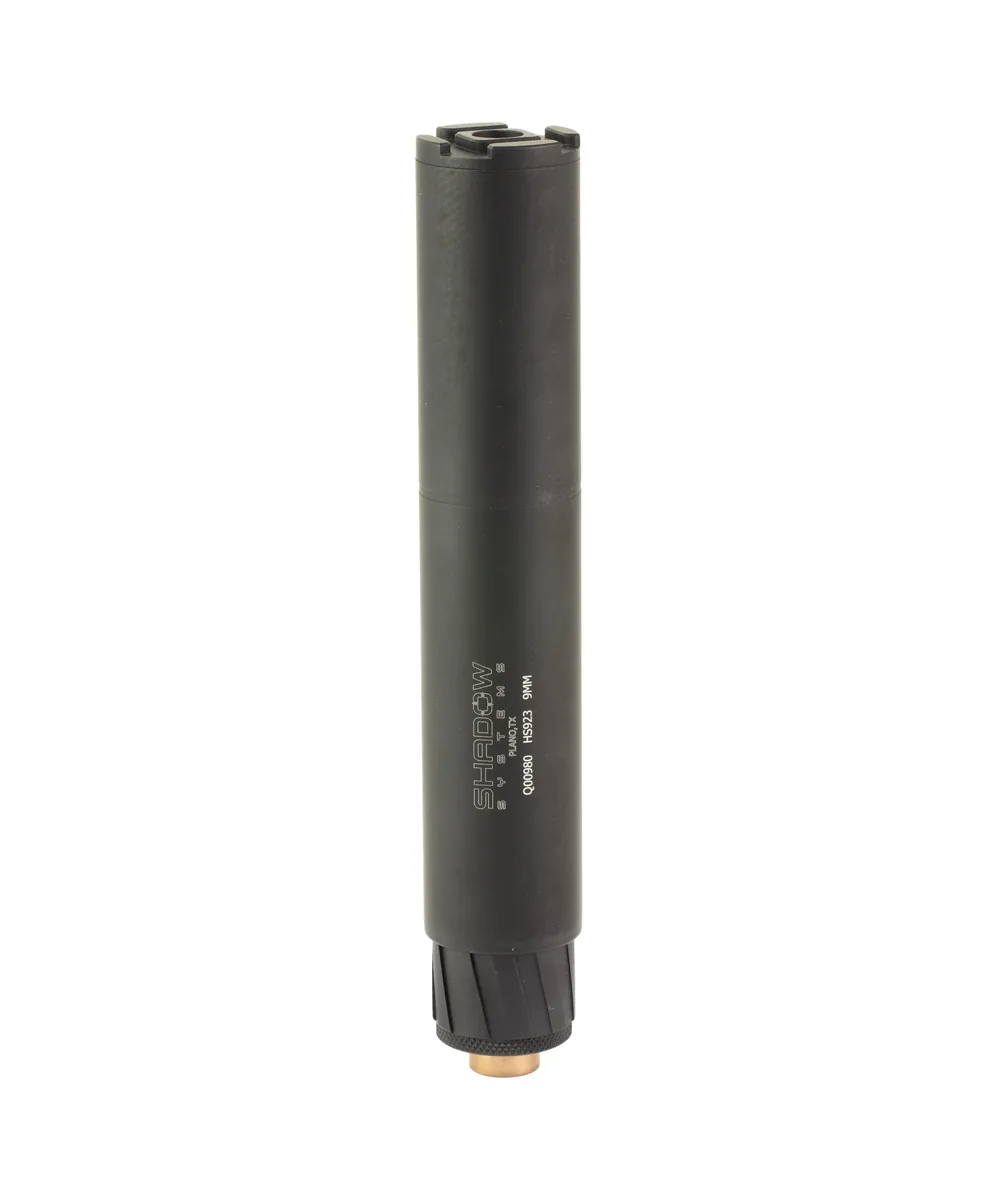 SHADOW SYSTEMS Shadow Systems HS923 Modular Direct Thread Suppressor Black ½ x28 9mm silencer product image