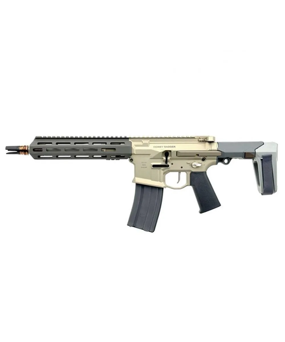 Q LLC Q LLC 556 NATO 969 IN 15 Twist Pistol With Brace Gray Accents Short Barreled Rifle 300 BLK, 5.56 NATO silencer product image