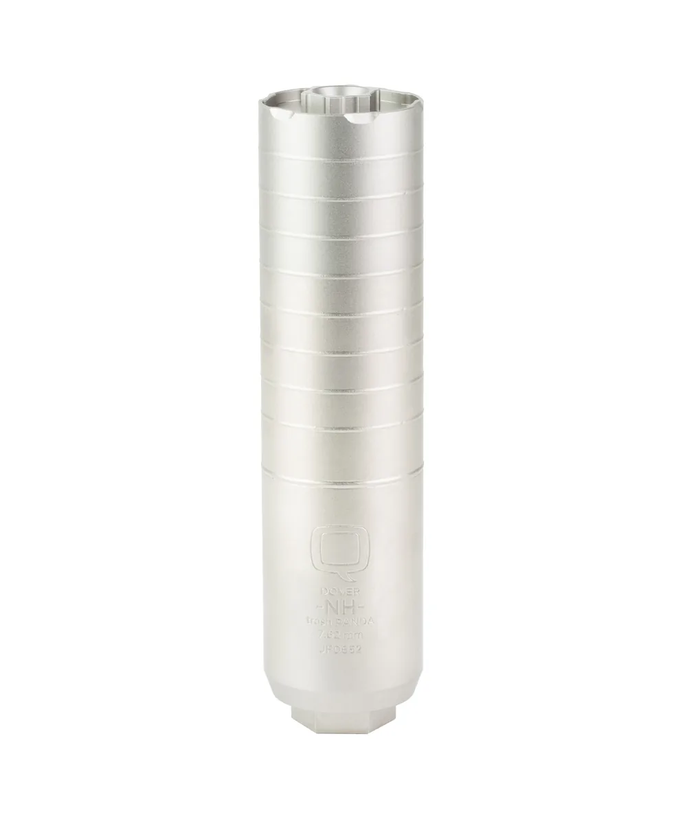 Q LLC Q LLC Trash Panda Quick Attach Suppressor 7.62mm Titanium 5/8x24 5.7" Length Bead Blast Finish Cherry Bomb Mount silencer product image