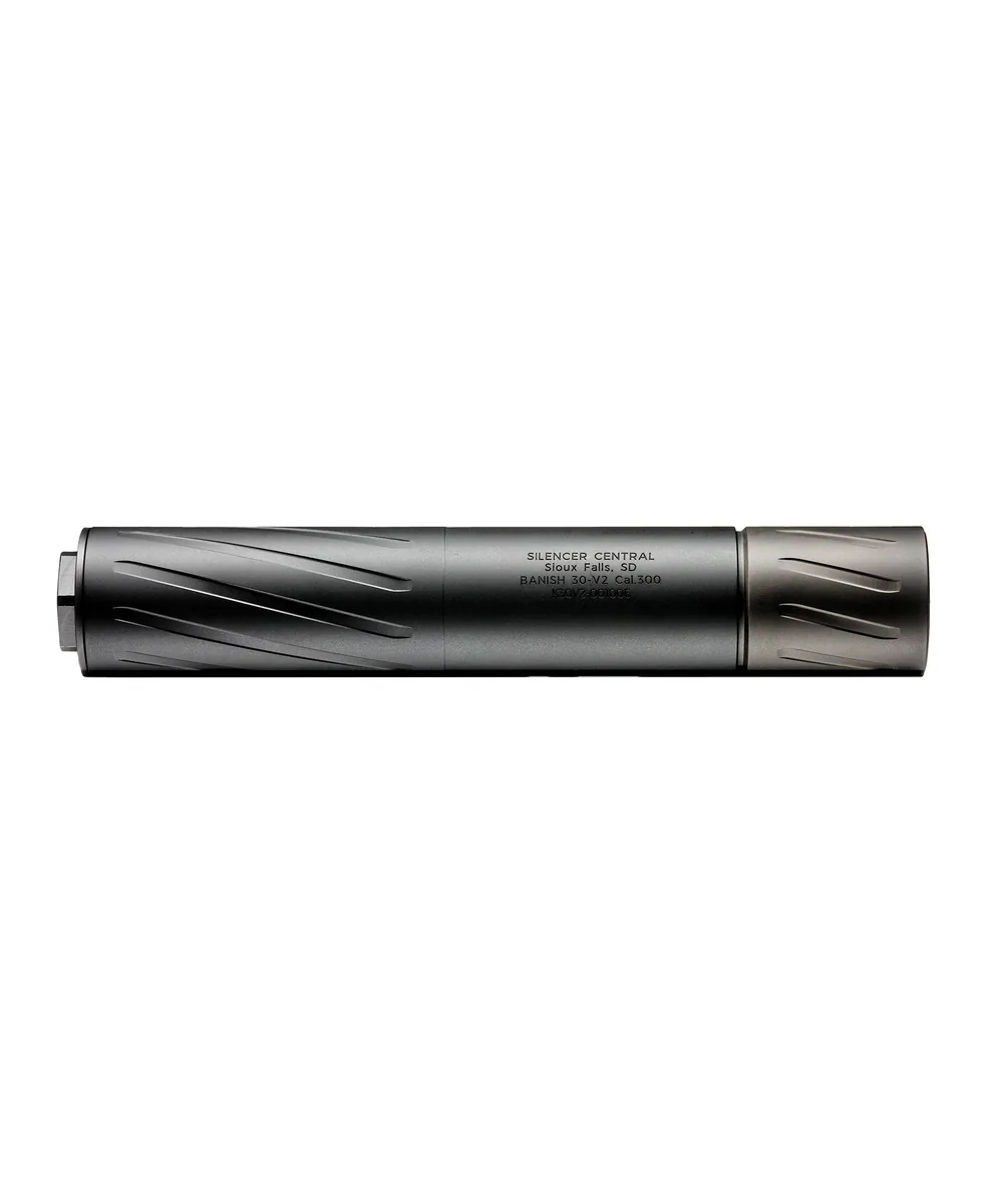 BANISH SUPPRESSORS BANISH SUPPRESSOR 30 V2 DTM 30CAL BLK 5/8X24 .30 cal / 7.62mm silencer product image