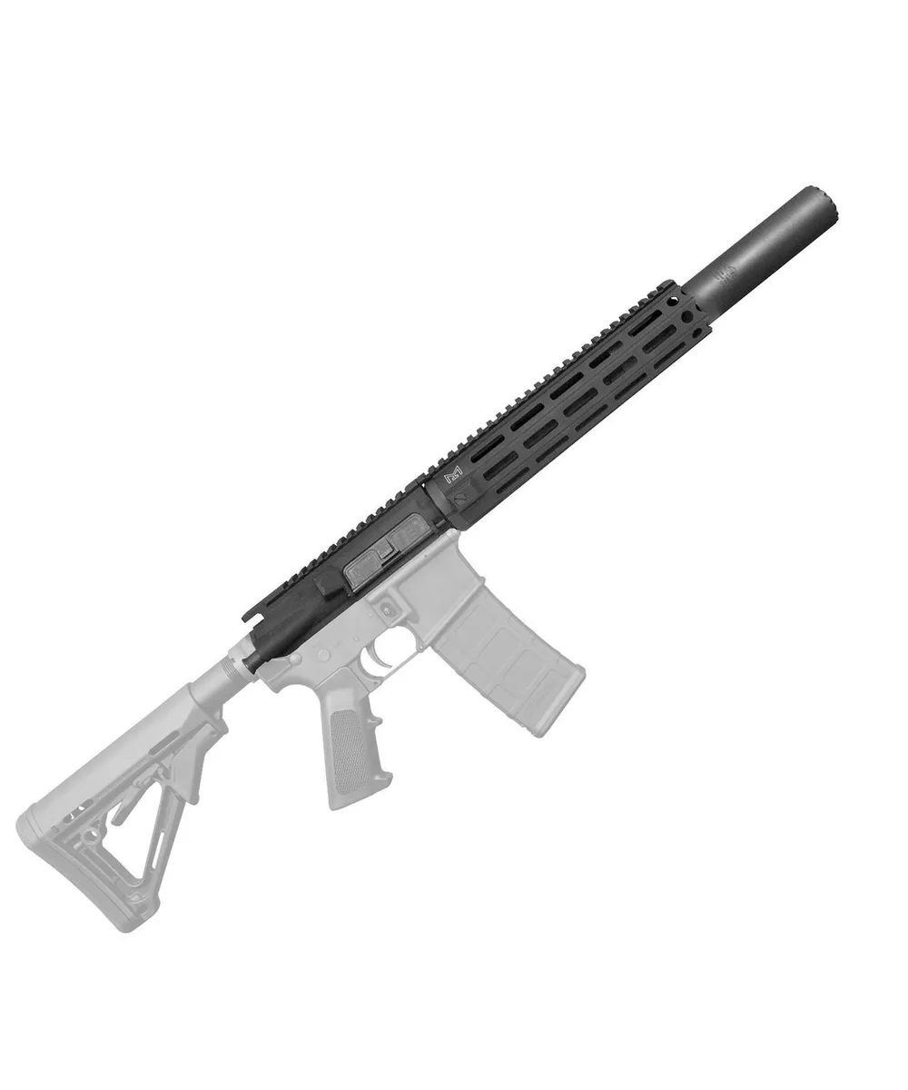 Yankee Hill Machine Company Yankee Hill Machine Co Turbo Integral Suppressed Upper Receiver Group 5.56mm 10" Handguard *No BCG or Charging Handle Short Barreled Rifle silencer product image