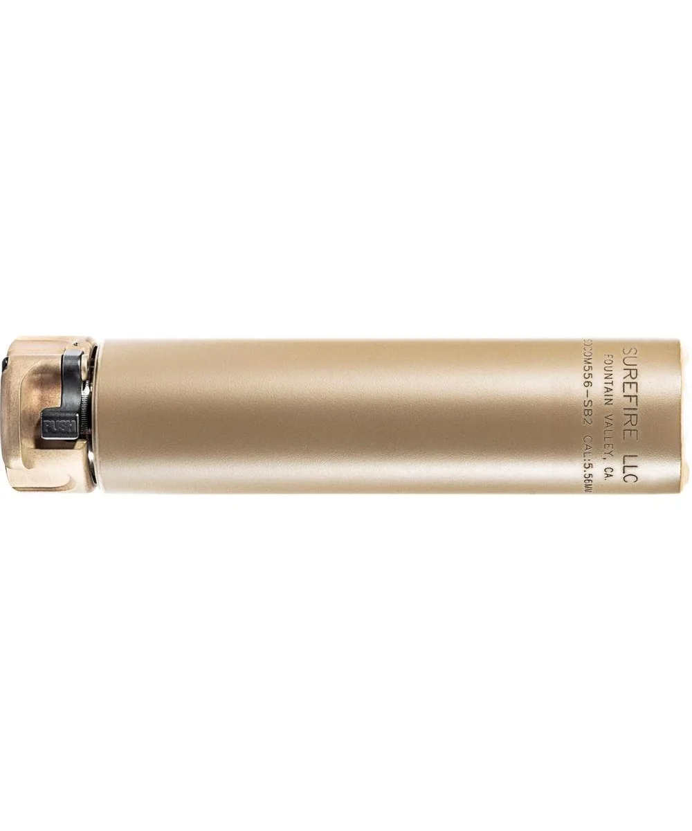 SureFire Surefire 2nd Gen Fast Attach SOCOM556-SB2 Suppressor 5.56mm Stainless Steel FDE silencer product image